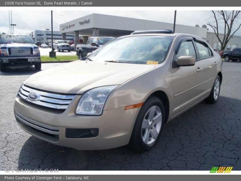 Dune Pearl Metallic / Camel 2008 Ford Fusion SE