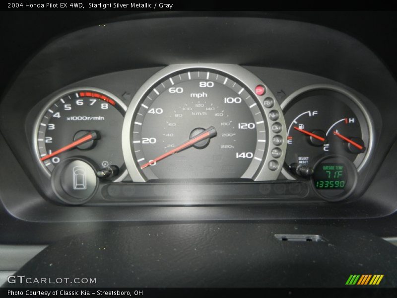 Starlight Silver Metallic / Gray 2004 Honda Pilot EX 4WD