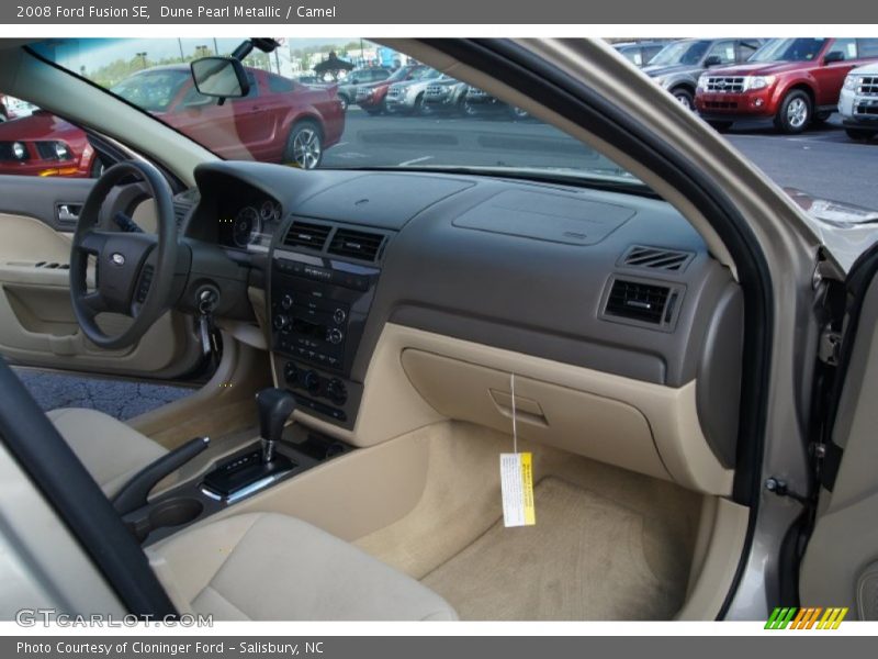 Dune Pearl Metallic / Camel 2008 Ford Fusion SE