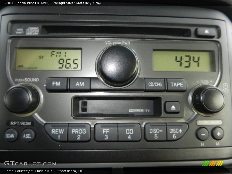 Starlight Silver Metallic / Gray 2004 Honda Pilot EX 4WD