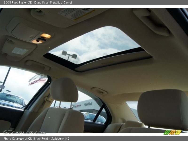 Dune Pearl Metallic / Camel 2008 Ford Fusion SE