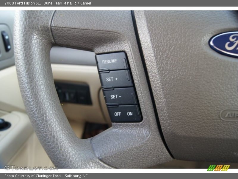 Dune Pearl Metallic / Camel 2008 Ford Fusion SE