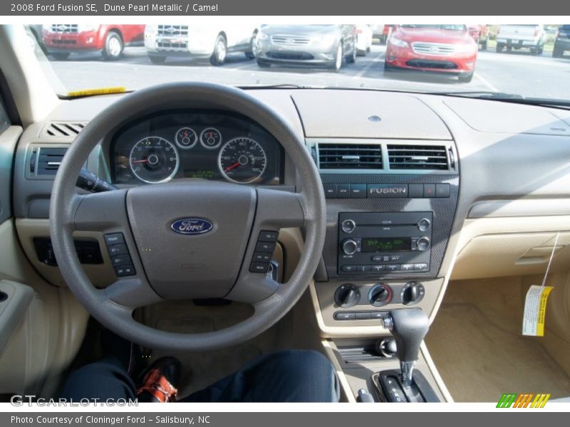 Dune Pearl Metallic / Camel 2008 Ford Fusion SE