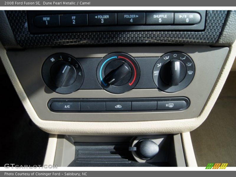 Dune Pearl Metallic / Camel 2008 Ford Fusion SE