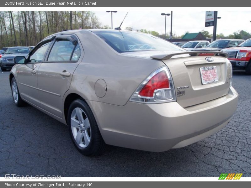 Dune Pearl Metallic / Camel 2008 Ford Fusion SE