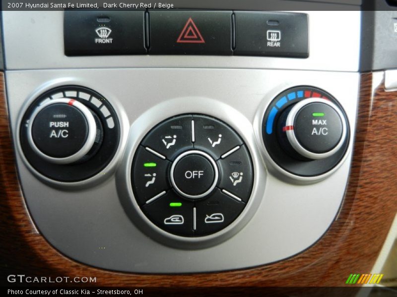 Controls of 2007 Santa Fe Limited