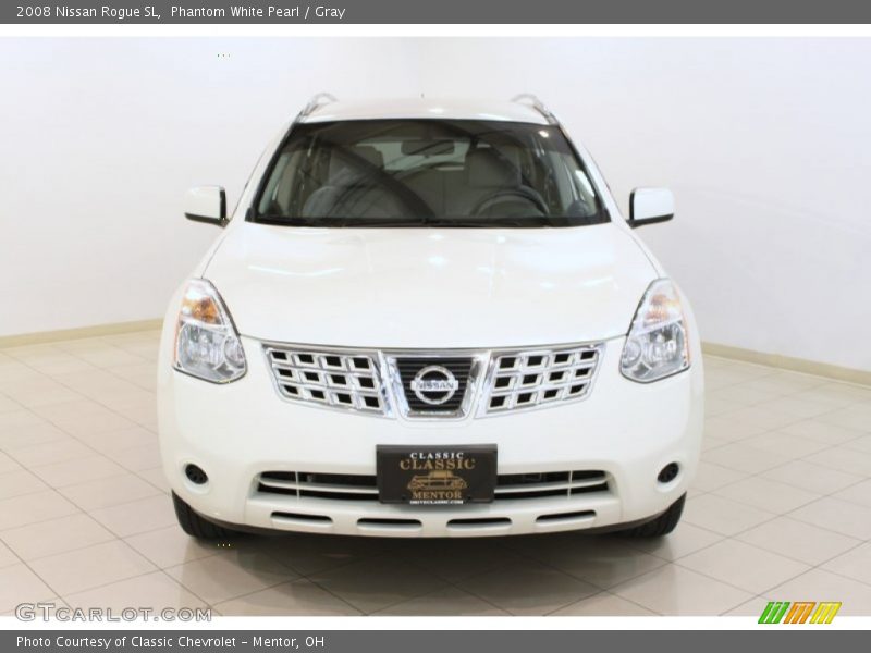 Phantom White Pearl / Gray 2008 Nissan Rogue SL