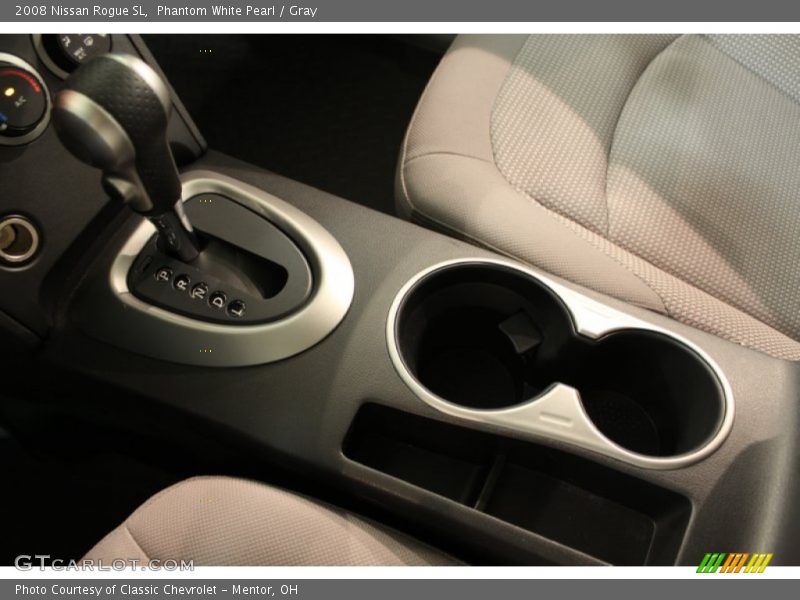 Phantom White Pearl / Gray 2008 Nissan Rogue SL