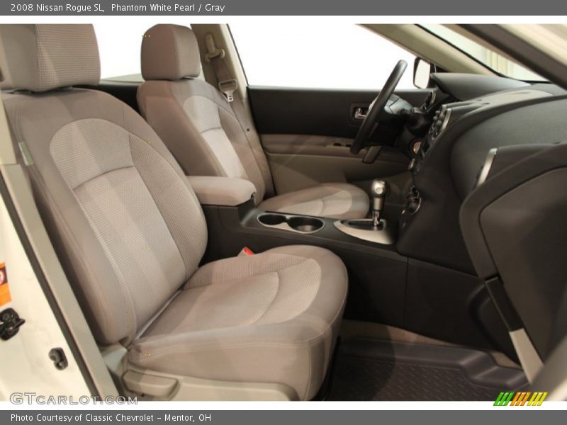 Phantom White Pearl / Gray 2008 Nissan Rogue SL