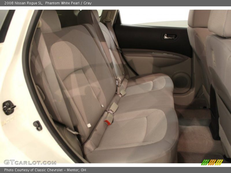 Phantom White Pearl / Gray 2008 Nissan Rogue SL