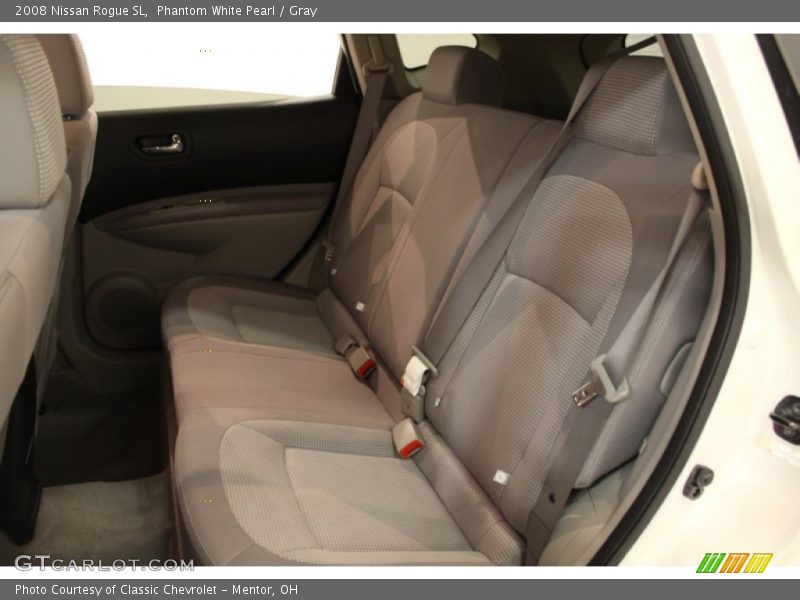 Phantom White Pearl / Gray 2008 Nissan Rogue SL