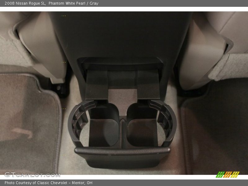 Phantom White Pearl / Gray 2008 Nissan Rogue SL