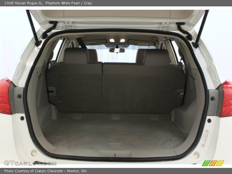 Phantom White Pearl / Gray 2008 Nissan Rogue SL