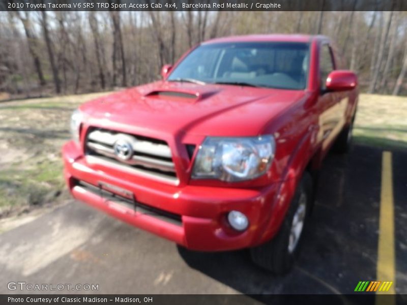 Barcelona Red Metallic / Graphite 2010 Toyota Tacoma V6 SR5 TRD Sport Access Cab 4x4