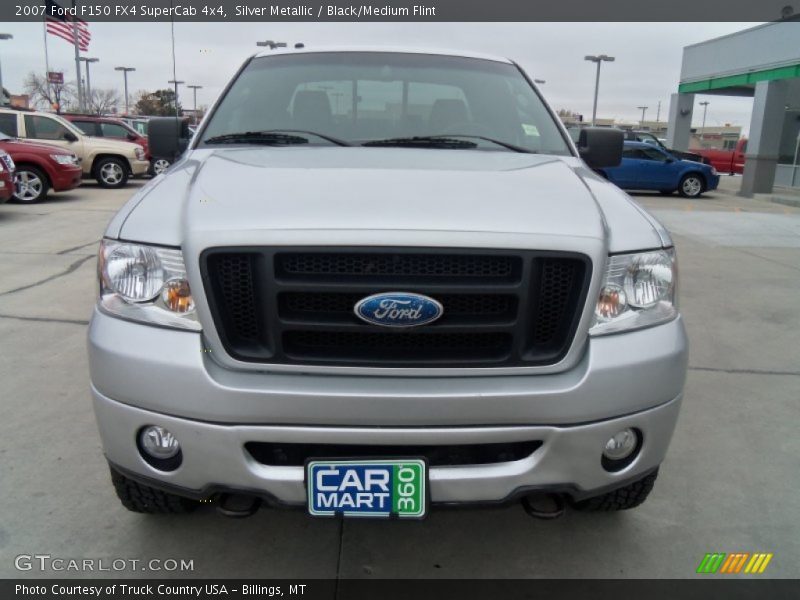 Silver Metallic / Black/Medium Flint 2007 Ford F150 FX4 SuperCab 4x4