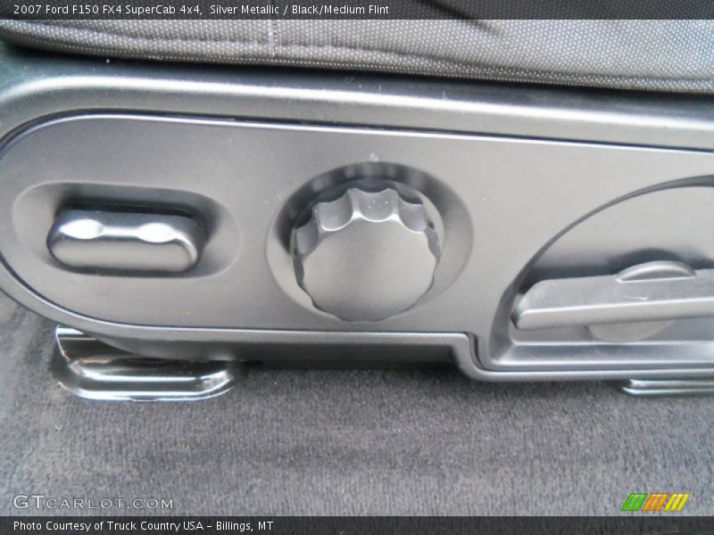 Silver Metallic / Black/Medium Flint 2007 Ford F150 FX4 SuperCab 4x4