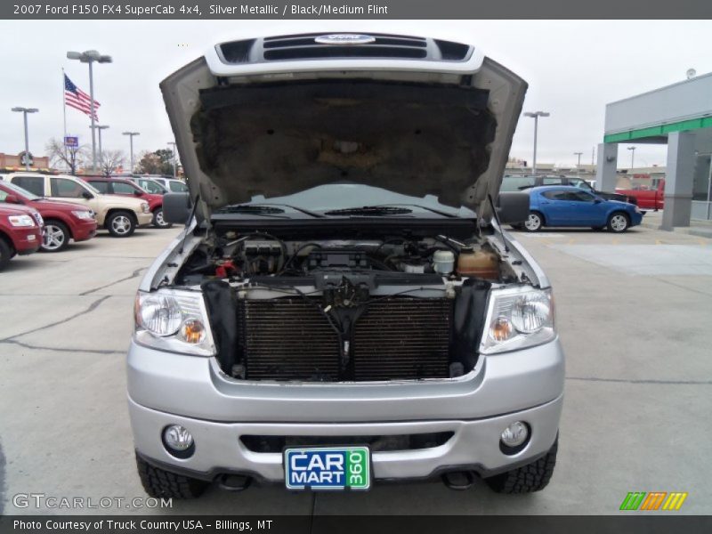 Silver Metallic / Black/Medium Flint 2007 Ford F150 FX4 SuperCab 4x4