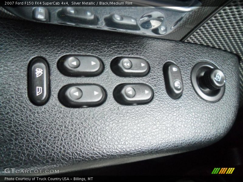 Silver Metallic / Black/Medium Flint 2007 Ford F150 FX4 SuperCab 4x4