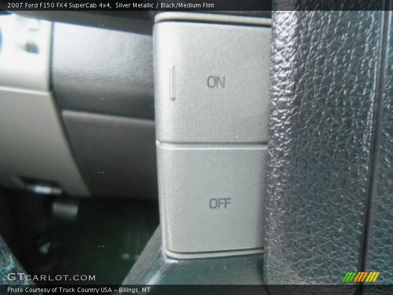 Silver Metallic / Black/Medium Flint 2007 Ford F150 FX4 SuperCab 4x4