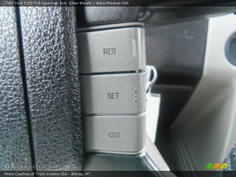 Silver Metallic / Black/Medium Flint 2007 Ford F150 FX4 SuperCab 4x4