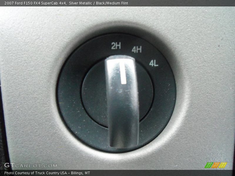 Silver Metallic / Black/Medium Flint 2007 Ford F150 FX4 SuperCab 4x4