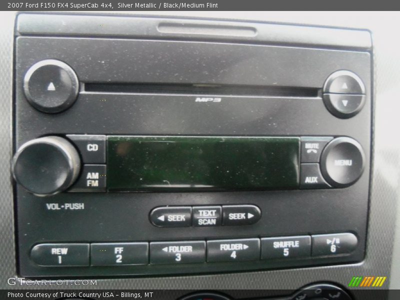 Silver Metallic / Black/Medium Flint 2007 Ford F150 FX4 SuperCab 4x4