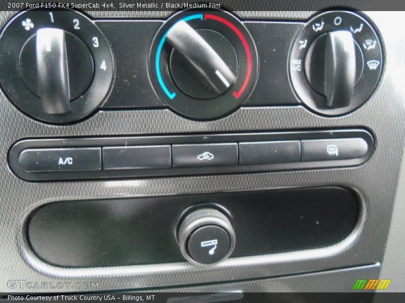 Silver Metallic / Black/Medium Flint 2007 Ford F150 FX4 SuperCab 4x4