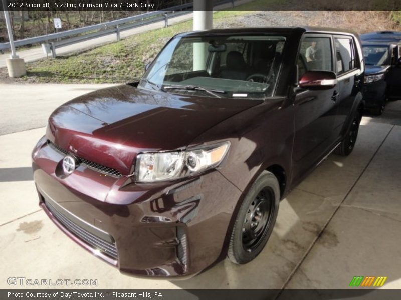 Sizzling Crimson Mica / Dark Gray 2012 Scion xB