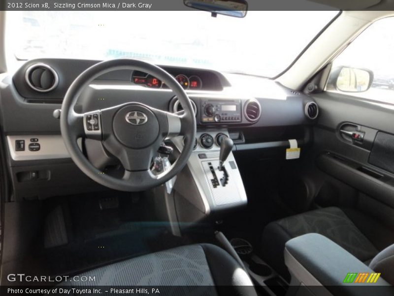 Sizzling Crimson Mica / Dark Gray 2012 Scion xB