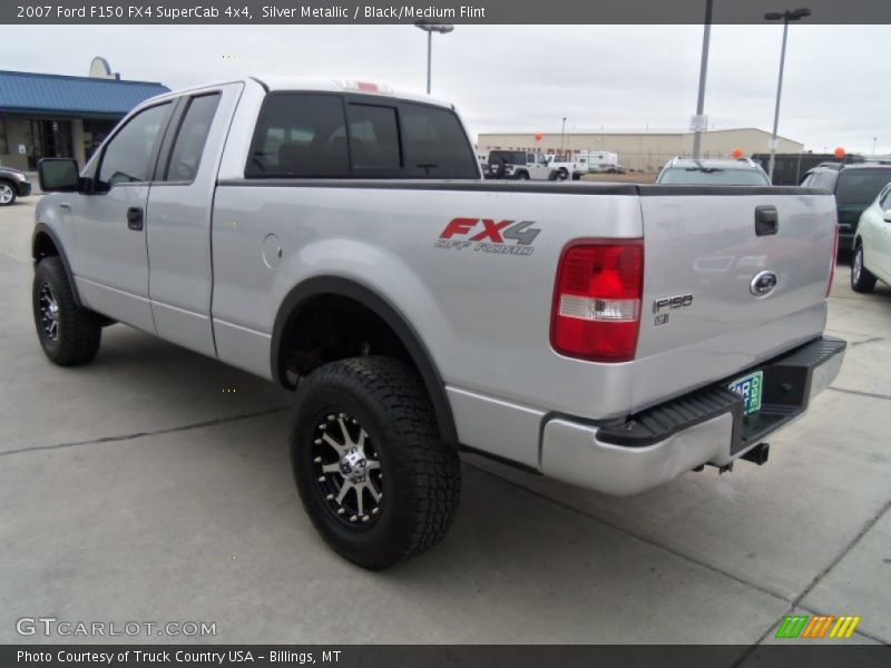 Silver Metallic / Black/Medium Flint 2007 Ford F150 FX4 SuperCab 4x4
