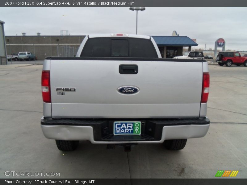 Silver Metallic / Black/Medium Flint 2007 Ford F150 FX4 SuperCab 4x4