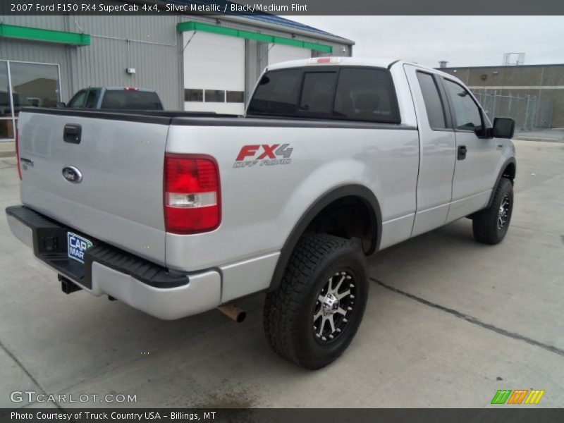 Silver Metallic / Black/Medium Flint 2007 Ford F150 FX4 SuperCab 4x4