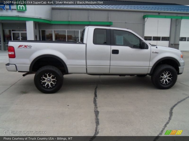 Silver Metallic / Black/Medium Flint 2007 Ford F150 FX4 SuperCab 4x4