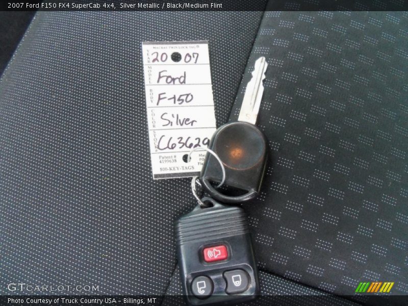 Keys of 2007 F150 FX4 SuperCab 4x4