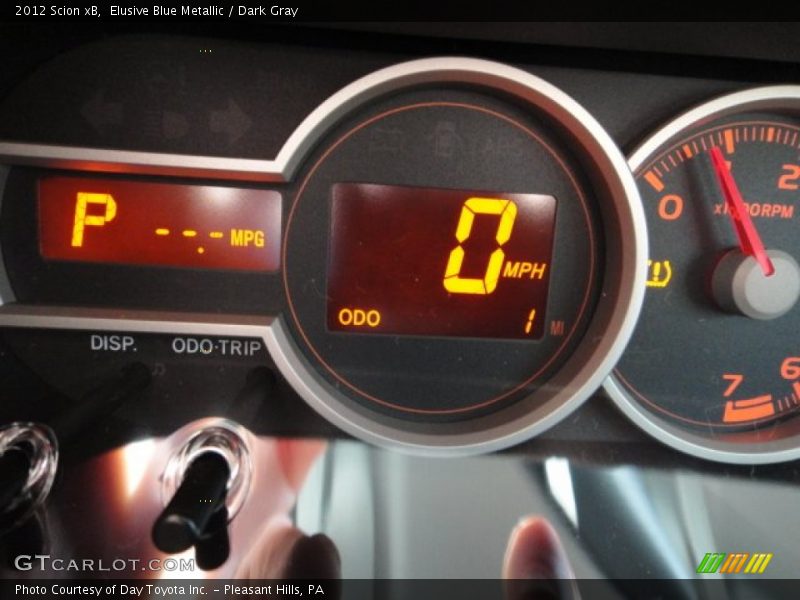 Elusive Blue Metallic / Dark Gray 2012 Scion xB