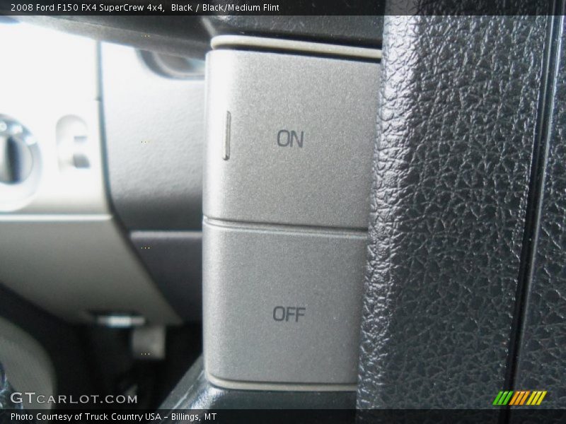 Black / Black/Medium Flint 2008 Ford F150 FX4 SuperCrew 4x4
