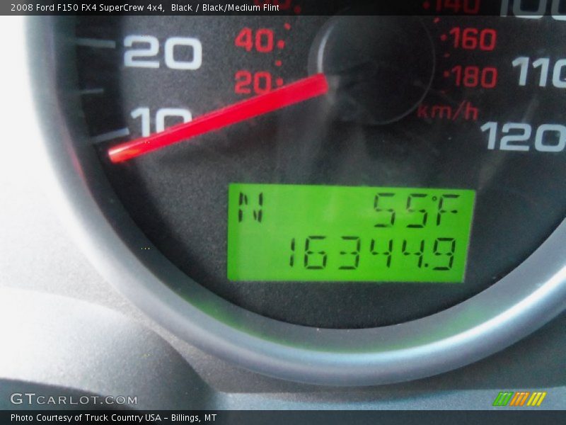 Black / Black/Medium Flint 2008 Ford F150 FX4 SuperCrew 4x4