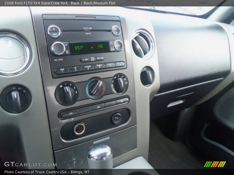 Black / Black/Medium Flint 2008 Ford F150 FX4 SuperCrew 4x4