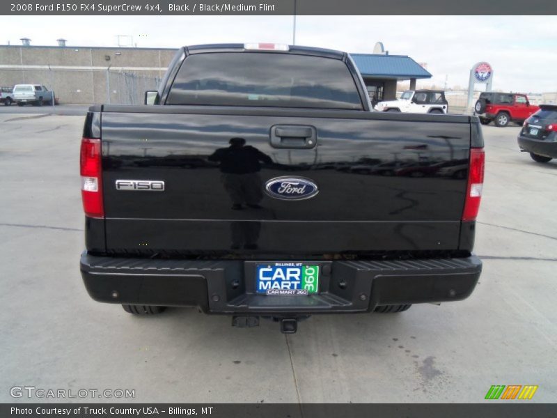 Black / Black/Medium Flint 2008 Ford F150 FX4 SuperCrew 4x4