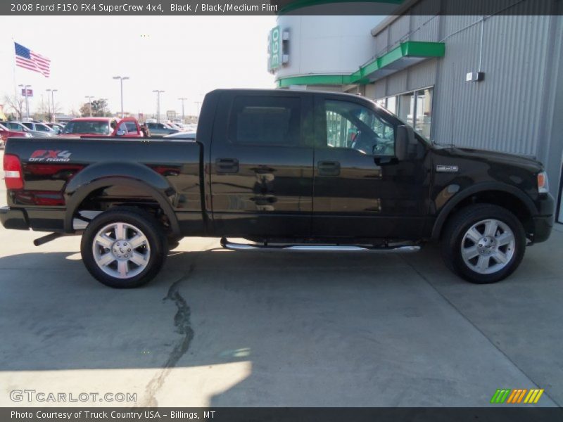 Black / Black/Medium Flint 2008 Ford F150 FX4 SuperCrew 4x4