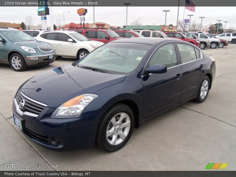 Navy Blue Metallic / Blond 2009 Nissan Altima 2.5 SL