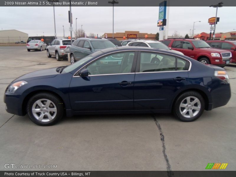 Navy Blue Metallic / Blond 2009 Nissan Altima 2.5 SL
