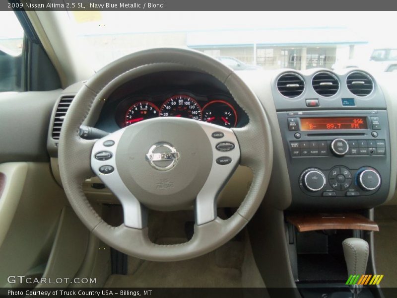 Navy Blue Metallic / Blond 2009 Nissan Altima 2.5 SL