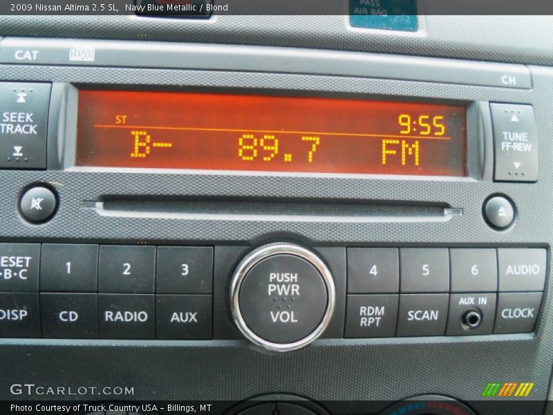 Navy Blue Metallic / Blond 2009 Nissan Altima 2.5 SL