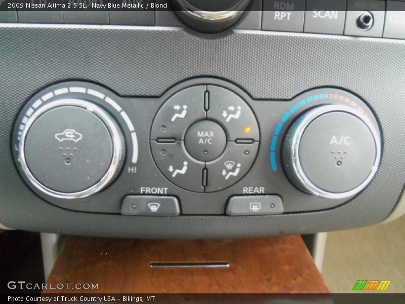 Navy Blue Metallic / Blond 2009 Nissan Altima 2.5 SL