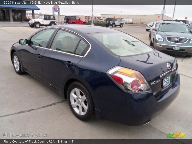 Navy Blue Metallic / Blond 2009 Nissan Altima 2.5 SL