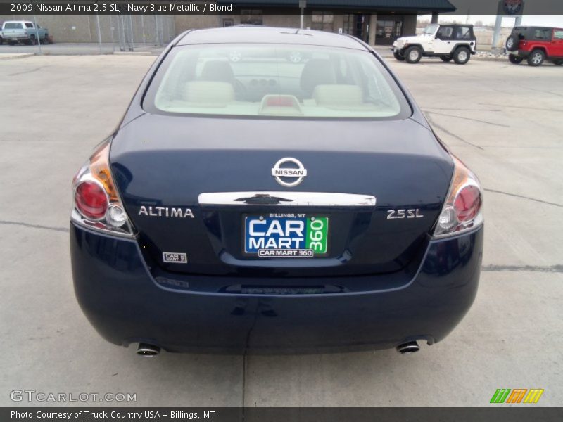 Navy Blue Metallic / Blond 2009 Nissan Altima 2.5 SL