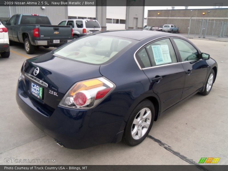 Navy Blue Metallic / Blond 2009 Nissan Altima 2.5 SL