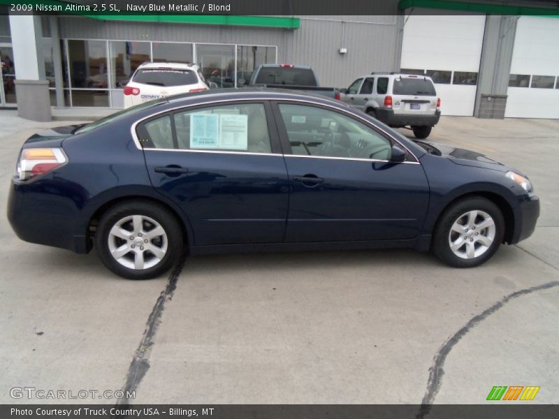 Navy Blue Metallic / Blond 2009 Nissan Altima 2.5 SL