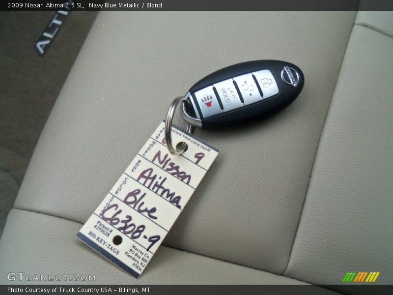 Navy Blue Metallic / Blond 2009 Nissan Altima 2.5 SL